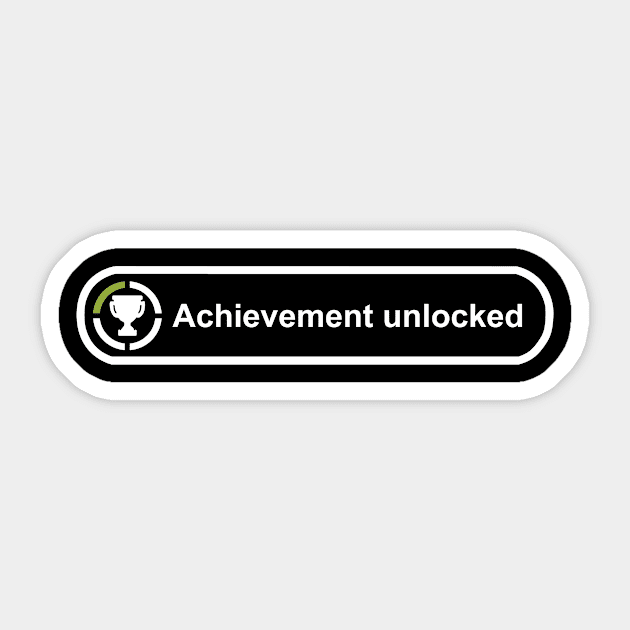 Achievement Unlocked Sticker by Faltra